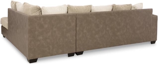 Signature Design by Ashley® Keskin 2-Piece Sand Right-Arm Facing Sofa Sectional and Chaise-1