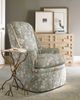 Century® Grand Tour Furniture Bundle Glass Top Chairside Table with Antique Brass Base-1