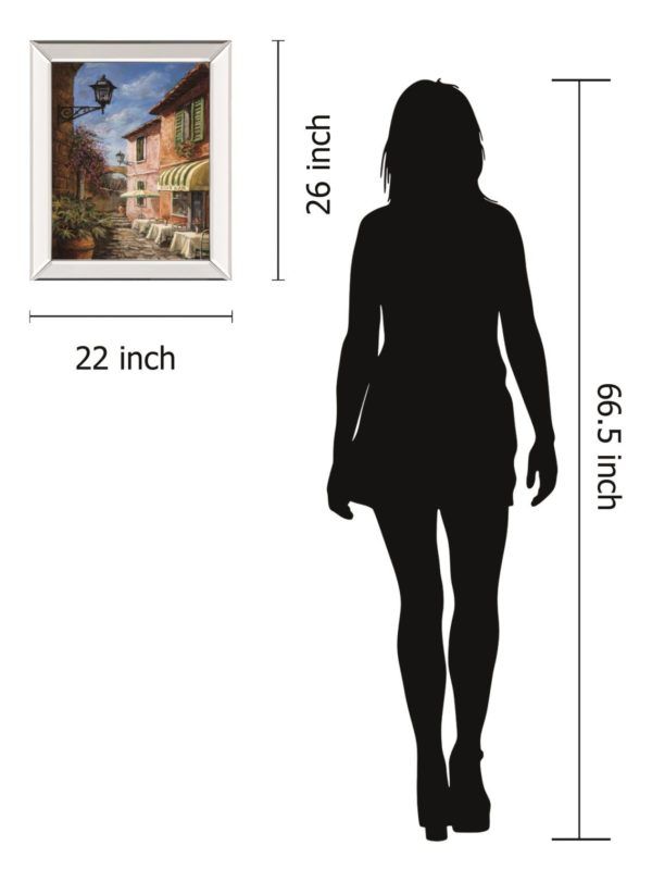 Classy Art Through the Archway by Surridge, M Mirrored Frame Wall Art-2