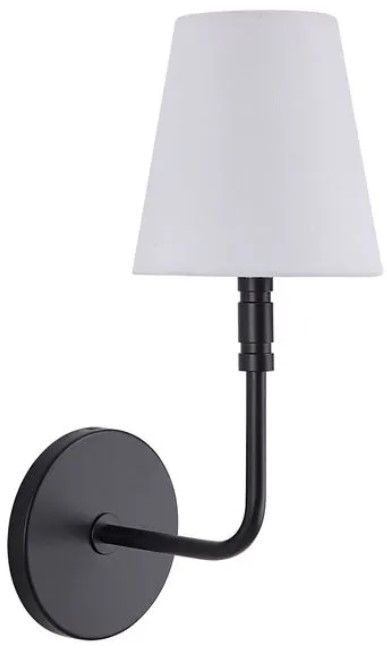 Renwil® Andi Matte Black Wall Sconce-0