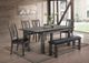 Elements International Nathan Gray Oak Dining Table-2