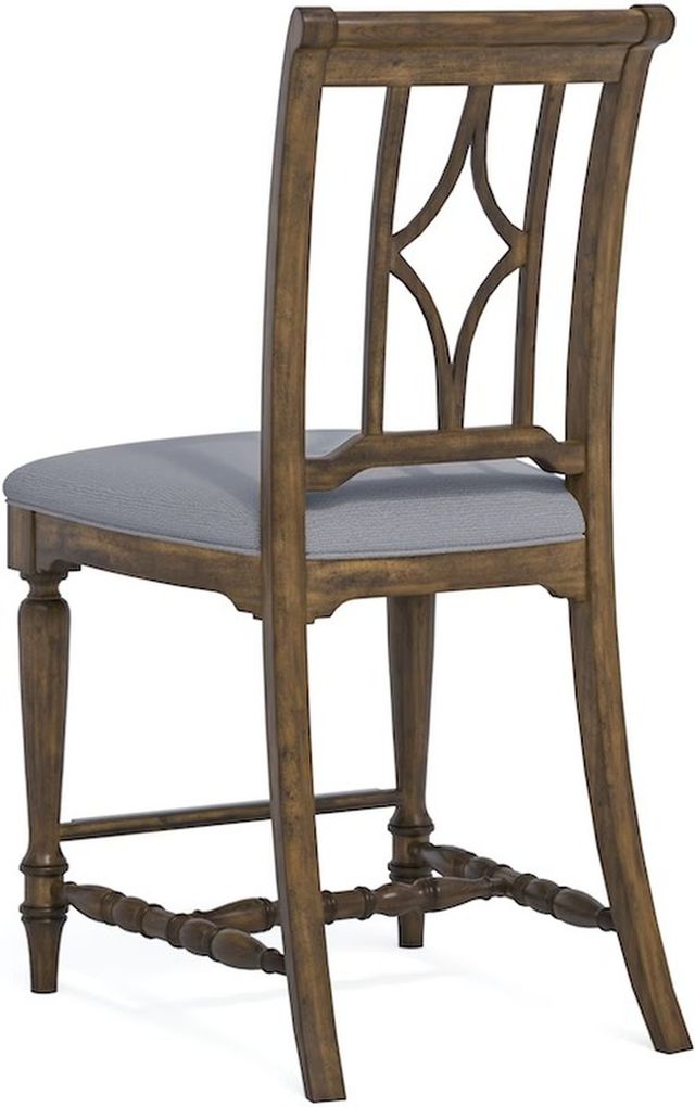 Flexsteel® Plymouth® Distressed Medium Brown Counter Chair-3