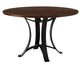 Artisan & Post by Vaughan-Bassett Crafted Cherry Dining by Ben & Erin Napier Dark 48" Round Table with Black Base-0