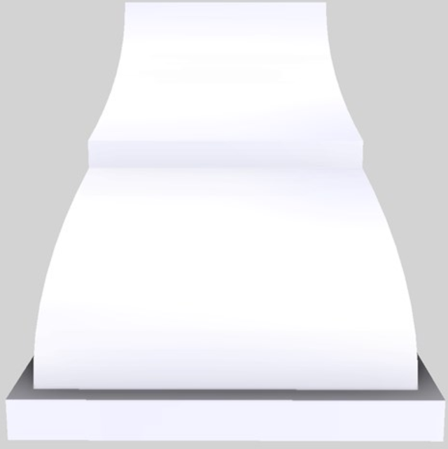 Vent-A-Hood® Designer Series 54" White Island Range Hood-1