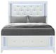 Global Furniture USA Alina 3-Piece White Queen Panel Bedroom Set with LED-1