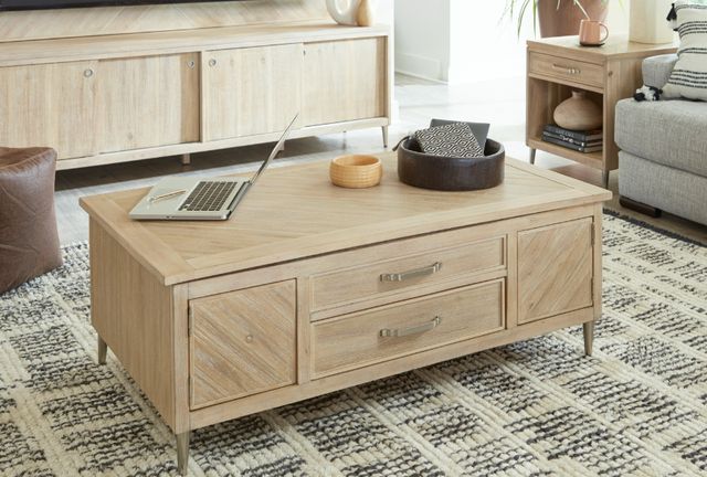 aspenhome® Maddox Biscotti Lift Top Cocktail Table-1