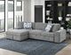 Homelegance® Raife 2-Piece Gray Sectional with Left Chaise-1