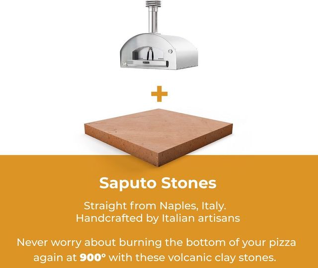 Fontana Forni Roma 39" Stainless Steel Pizza Oven -3