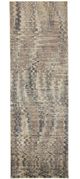 Feizy Grayson Charcoal/Beige 2'6" x 7'7" Runner Rug-0