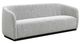 Sagebrook Home Wood Base Salt and Pepper 3-Seater Basic Settee-0