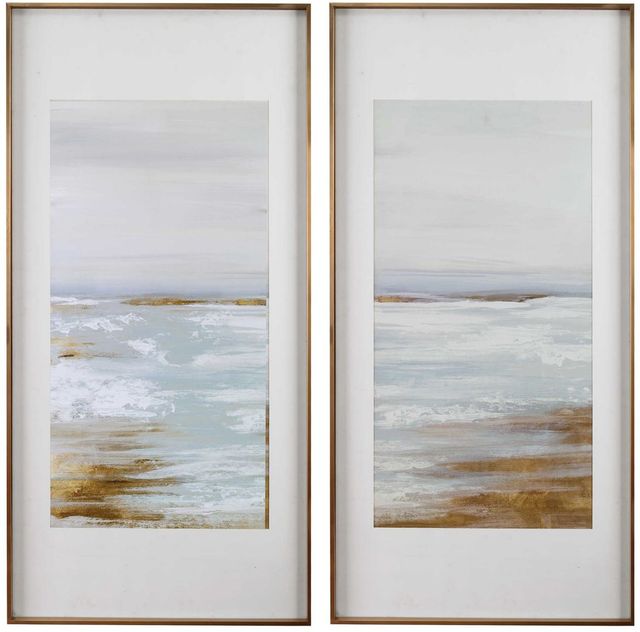 Uttermost® Coastline 2-Piece Multi-Colored Framed Prints Set-0