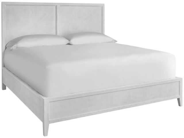 Universal Explore Home™ Modern Farmhouse Ames Rustic Oak King Panel Bed-0