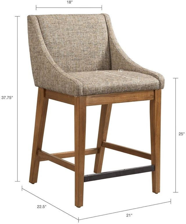 Olliix by INK+IVY Tan Multi Dean Counter Stool-2