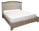 International Furniture Direct Pueblo Gray California King Panel Bed-0