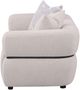 Coaster® Jeanette 73" Beige Upholstered Round Arm Loveseat-5
