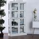 Furniture of America® Vilas White Curio Cabinet-0