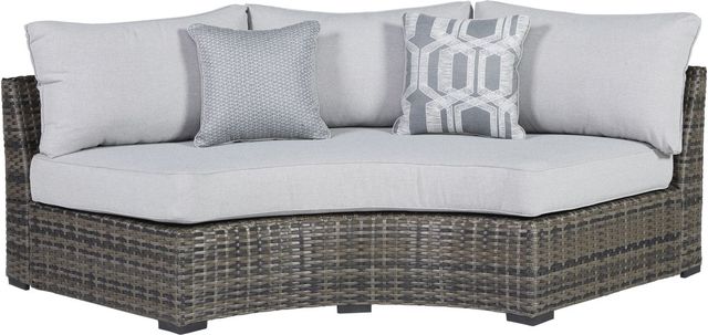 Signature Design by Ashley® Harbor Court Gray Loveseat-0