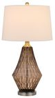 Cal® Lighting & Accessories Conover Smoky Table Lamp-1