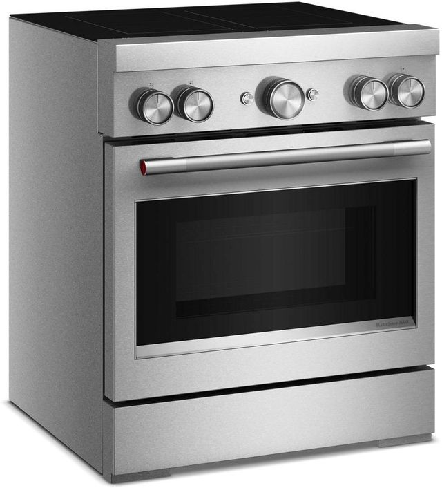 KitchenAid® 30" Stainless Steel Pro Style Induction Range with Air Fry-3