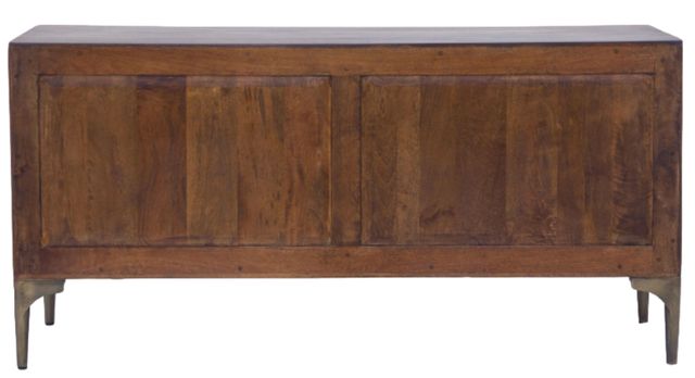 Home Trends & Design Santa Cruz Antique Bronze/Brown Sideboard-3