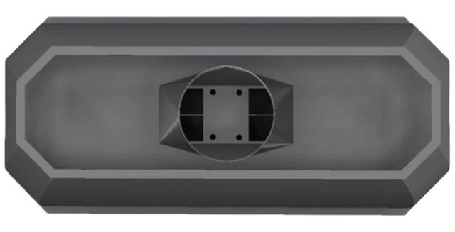 Vent-A-Hood® Designer Series 66" Gunsmoke Island Range Hood-1