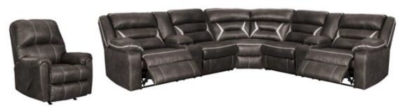 Signature Design by Ashley® Kincord 2-Piece Midnight Sectional Set-0
