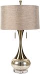 Surya Karval Gold/Metallic Silver Accent Table Lamp-0
