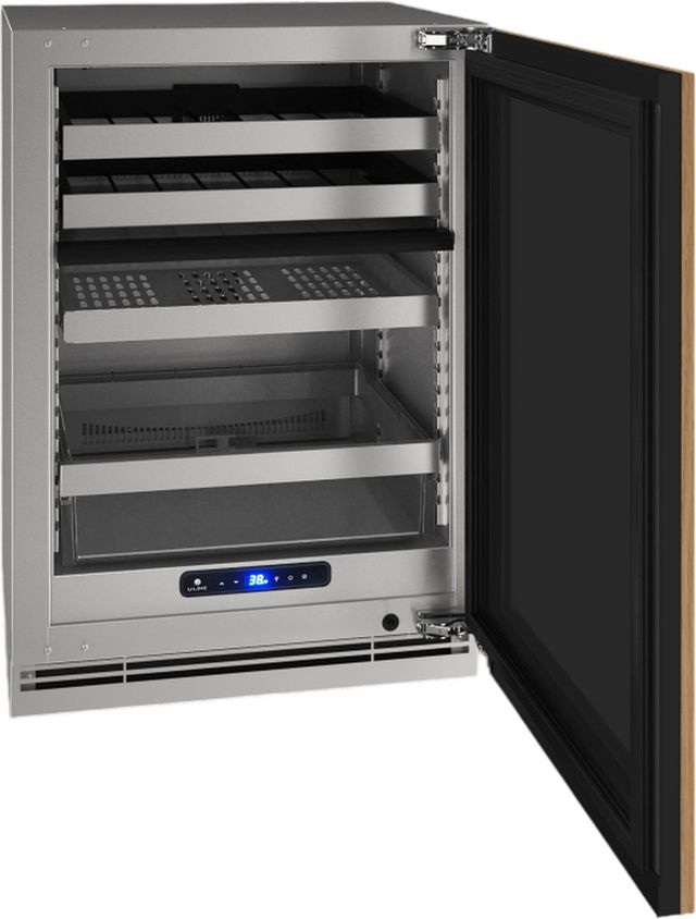U-Line® 24" 5.1 Cu. Ft. Panel Ready Wine Cooler-1