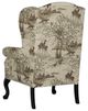 Best® Home Furnishings Field & Stream Home Sylvia ABX2 Wing Back Chair with Antique Black Legs-3