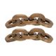 A & B Home 2-Piece Brown Chain Decor Set-1