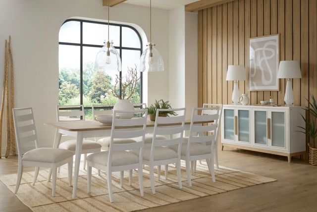 aspenhome® Astoria 7-Piece Pearl Rectangular Dining Set-2