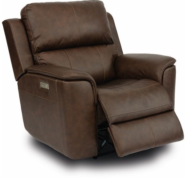 Flexsteel® Customizable Henry Brown Power Recliner-2