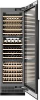 ZLINE 24 in. 12.4 Cu. Ft. Triple Zone 100 Bottle Column Wine Cooler in Black Stainless Steel-3