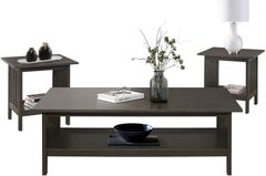 Homelegance® Lewiston 3-Piece Antique Gray Table Set