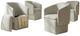 Liberty Furniture 4-Piece Nathan Cloud/Nathan Sand Accent Dining Arm Chair Set-0