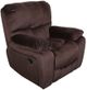 Porter International Designs Ramsey Chocolate Manual Glider Recliner-0