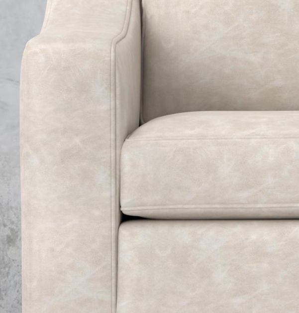 International Furniture Direct Natural Parota Ivory 68" Loveseat-4