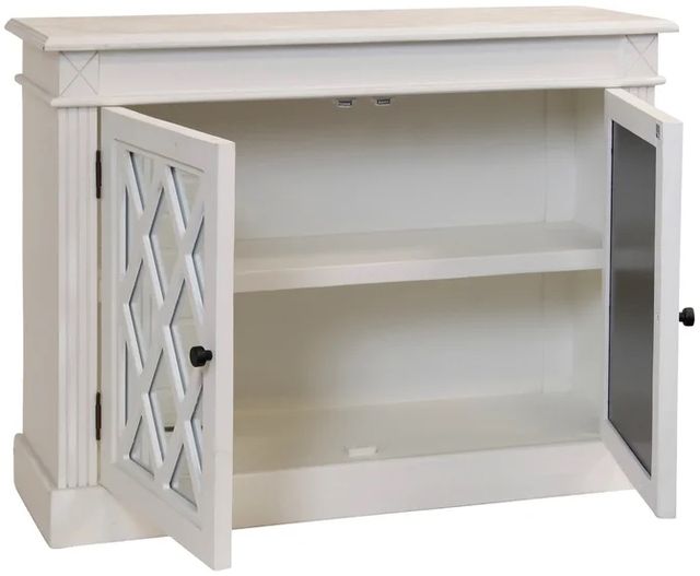 Stylecraft White Small Console Cabinet-1
