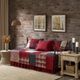 Olliix by Woolrich Red Sunset 5 Piece Day Bed Cover Set-0