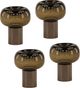 Dovetail Furniture Esmae 4-Piece Smoke Small Vase Set-0