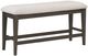 Winners Only® Maybrook Dark Oak 44'' Tall Bench-0