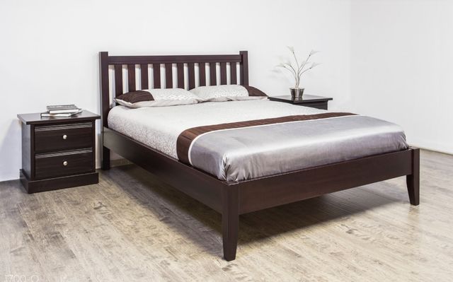 Mako Wood Furniture Soho Brown King Panel Bed-1