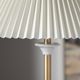 Crestview Collection Wesley White/Gold Floor Lamp-3
