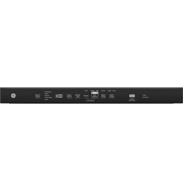 GE® 24" Black Built-In Dishwasher with Sanitize Cycle and Dry Boost-3