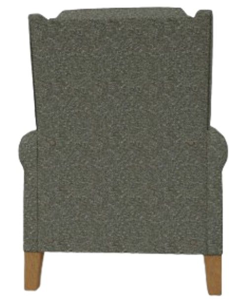 Best® Home Furnishings Customizable Joanna Manual High Leg Recliner with Honey Birch Legs-3