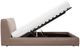 EQ3 Cello King Leather Upholstered Storage Panel Bed-1