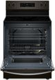 Whirlpool® 30" Black Stainless Steel Freestanding Electric Range-1