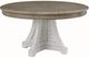 American WoodCrafters Meadowbrook Sand/Whitewash Round Dining Table-0