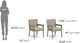 homestyles® Sustain Gray Outdoor Dining Arm Chair Pair-4