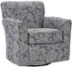 Lancer Furniture Customizable 9 Swivel Glider Chair-0